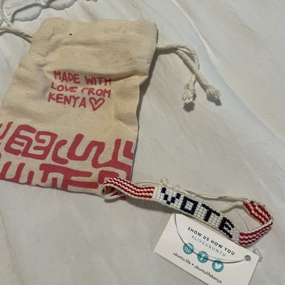 Jewelry - VOTE bracelet made from KENYA